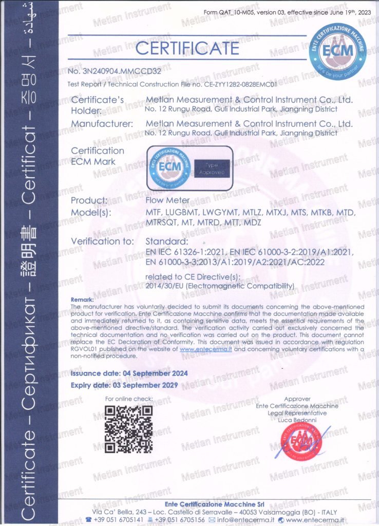 CE Certificate